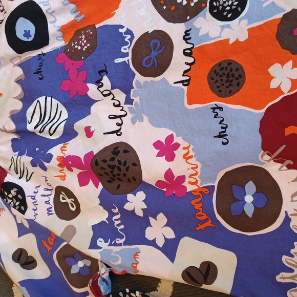 Kate Spade Skirt The Rules Grafitti Food Dress Girl's 10 - Picture 5 of 14